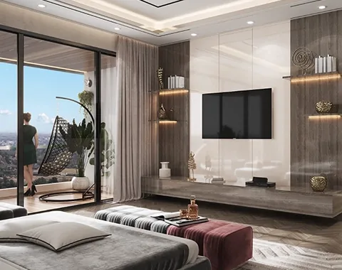 4S The Aurrum Bedroom Panoramic Views