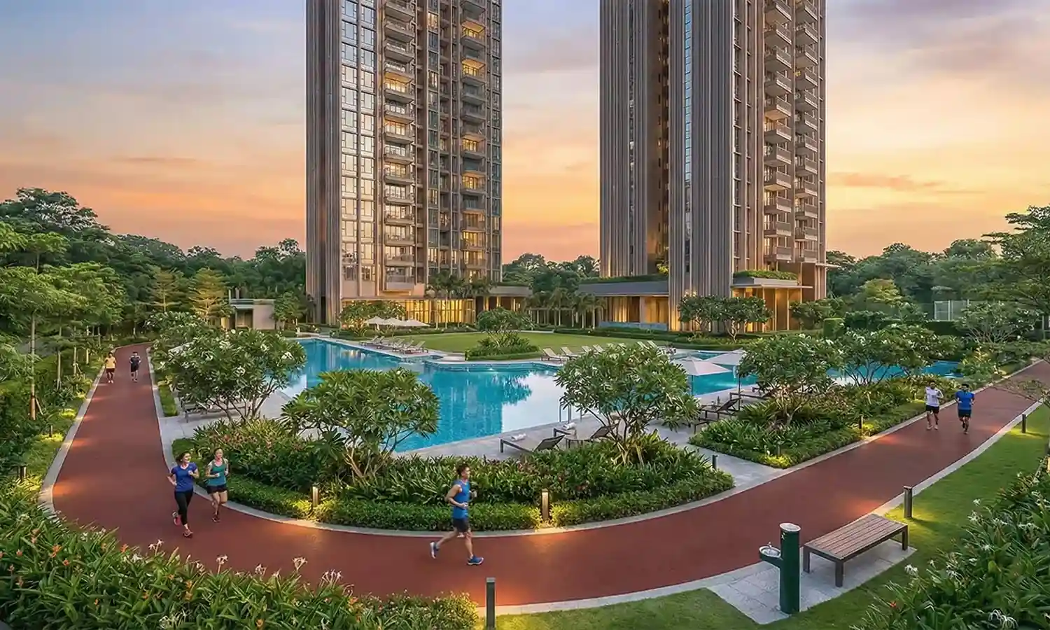 Adani The Marq - Jogging Track & Pool