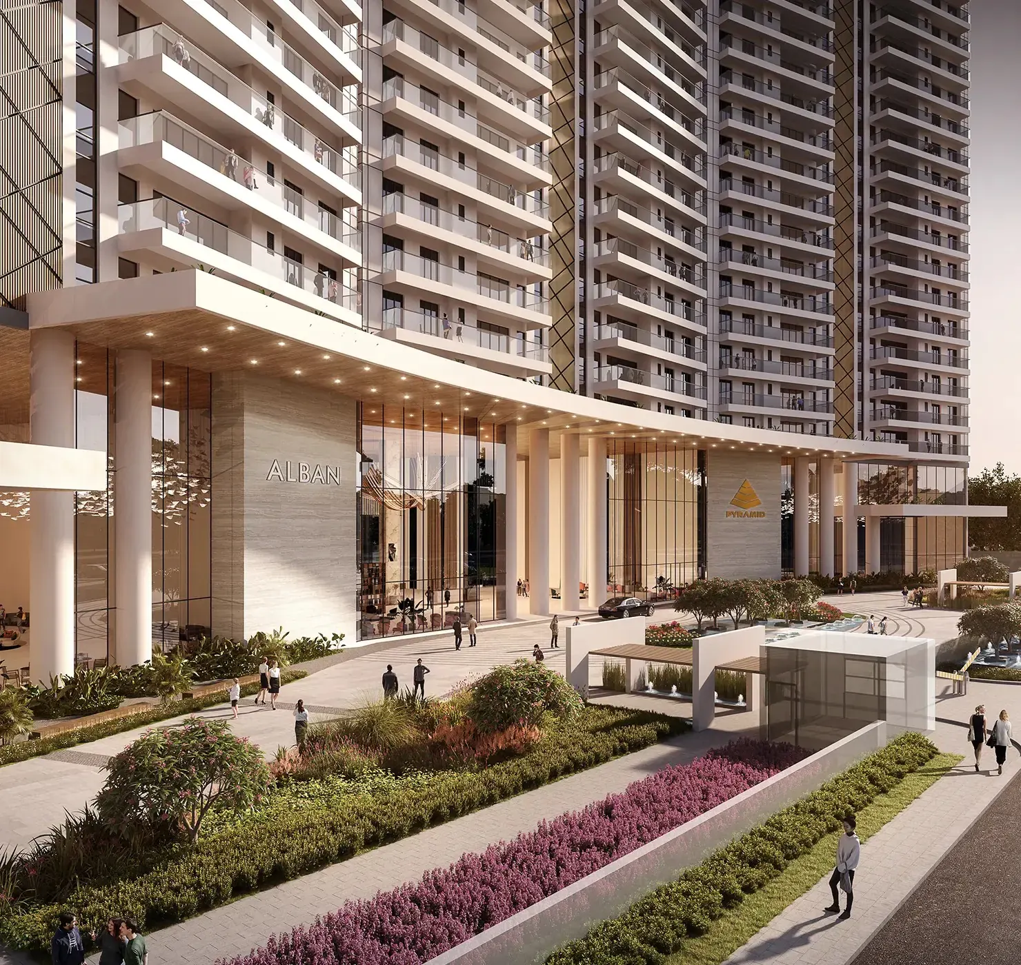 Pyramid Alban &mdash; Facade Render