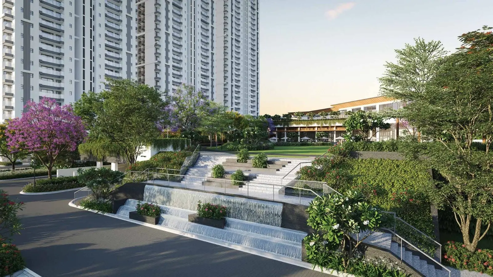 Emaar Urban Ascent &mdash; Waterfall Steps &amp; Greenery