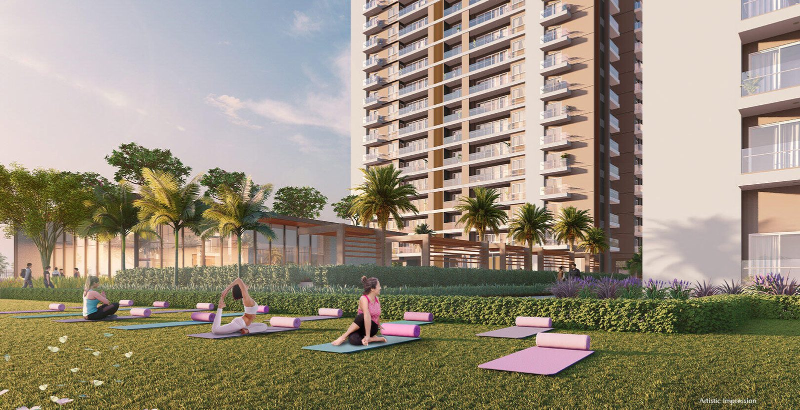 Emaar Urban Oasis Yoga Lawn