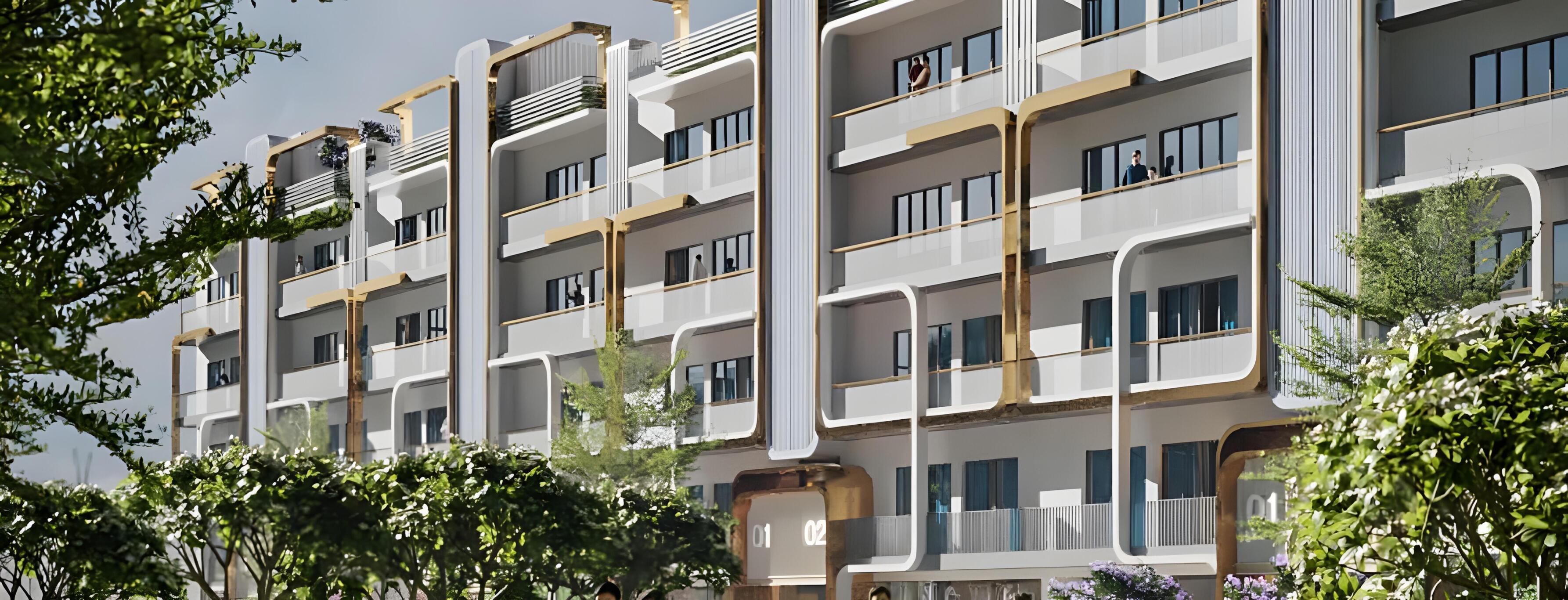 M3M Antalya Hills &mdash; Independent Floor Facade
