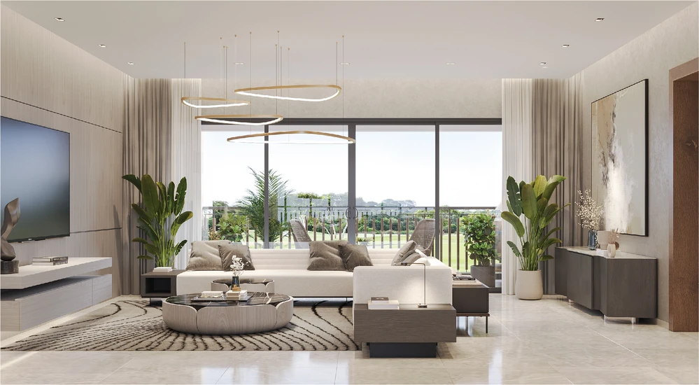 Sobha Aranya — Living Room Interior