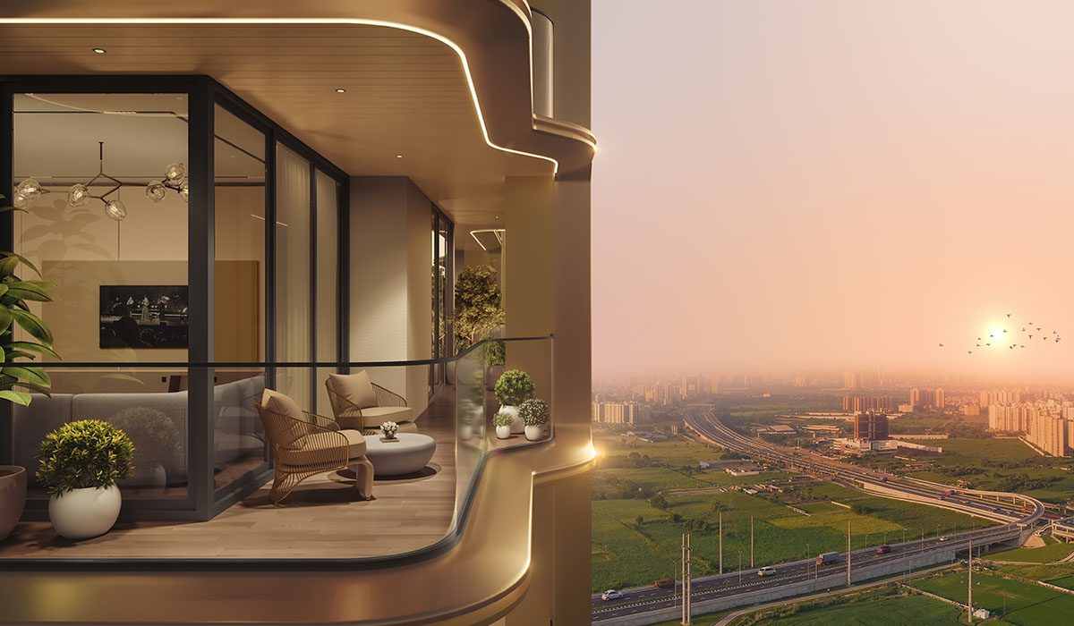 The Oryza Private Balcony