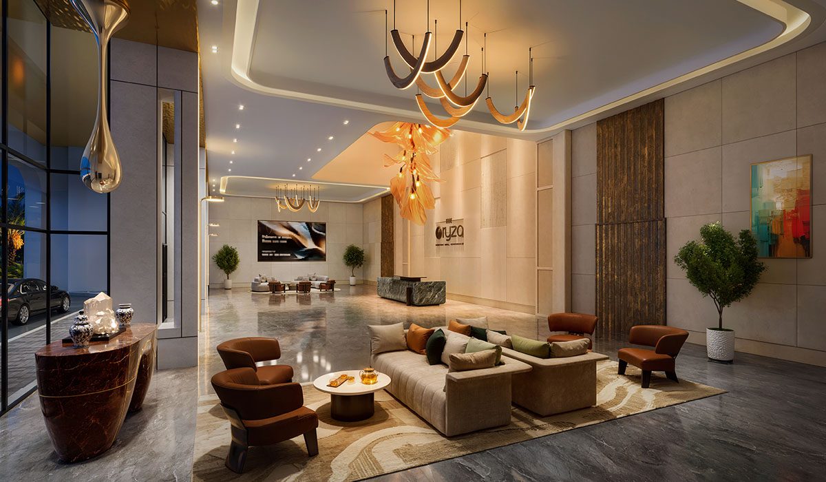 The Oryza Clubhouse Lobby