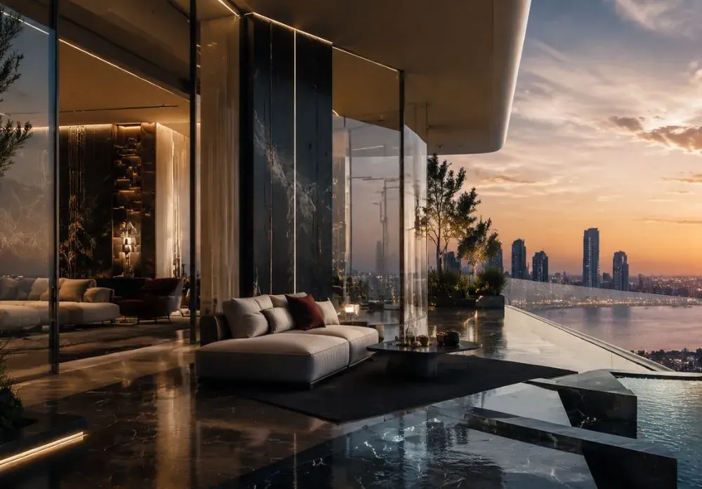 Tonino Lamborghini Residences &mdash; Fa&ccedil;ade Render 3