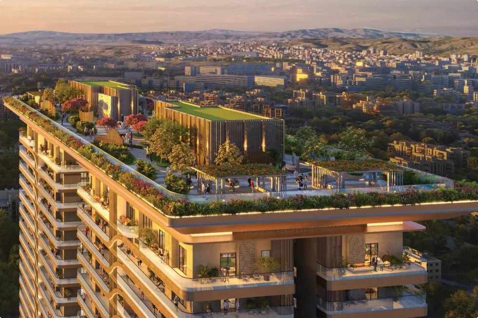 Trevoc Royal Residences &mdash; Skydeck Render