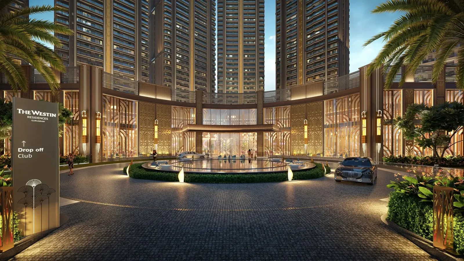 The Westin Residences Sector 103 Gurugram &mdash; Main Entrance
