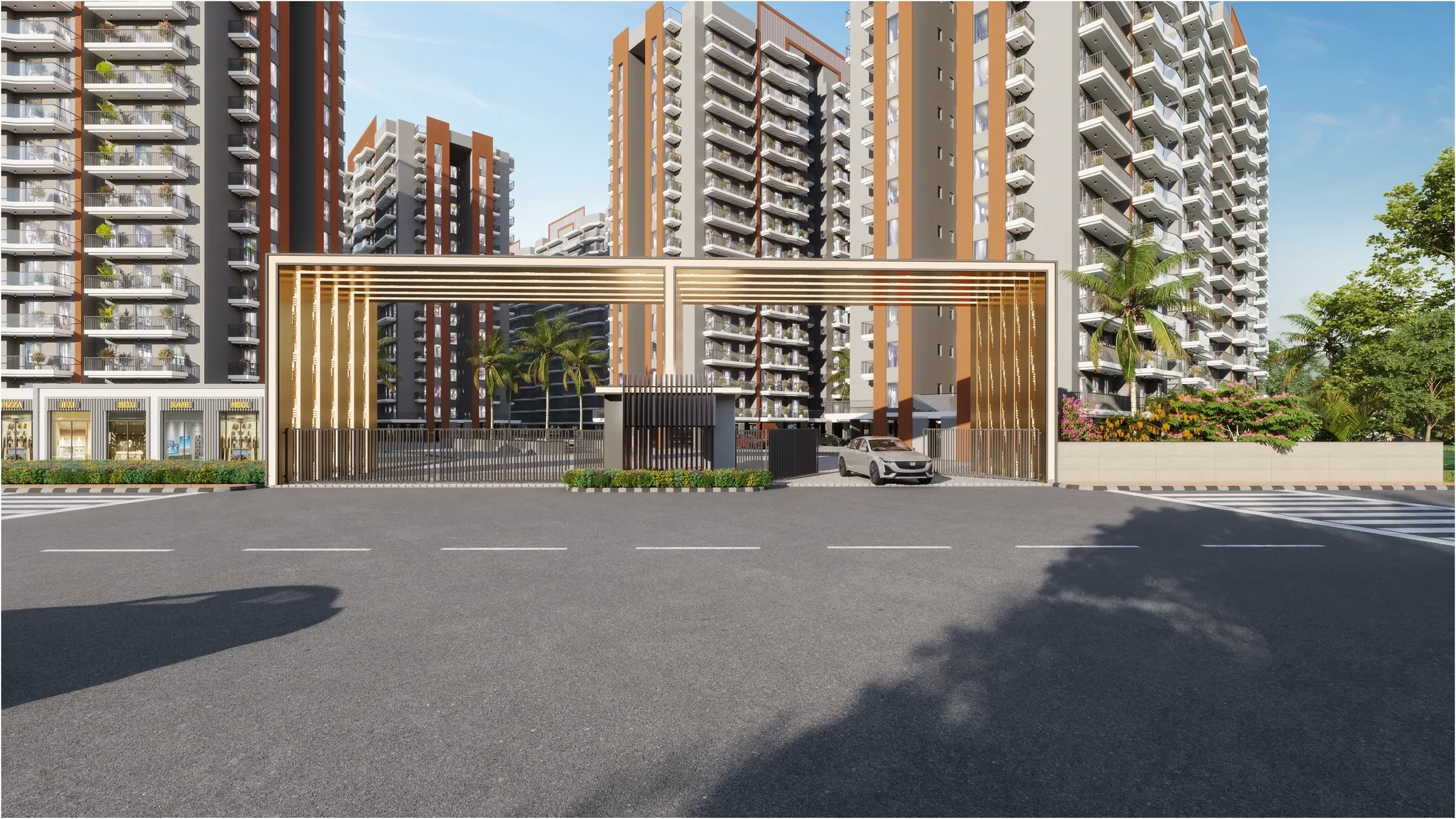Ycon Platinum Heights — Front Facade